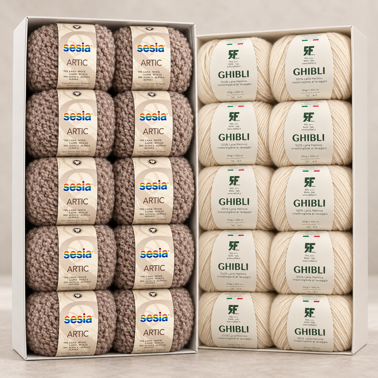 Strickgarnpakete
